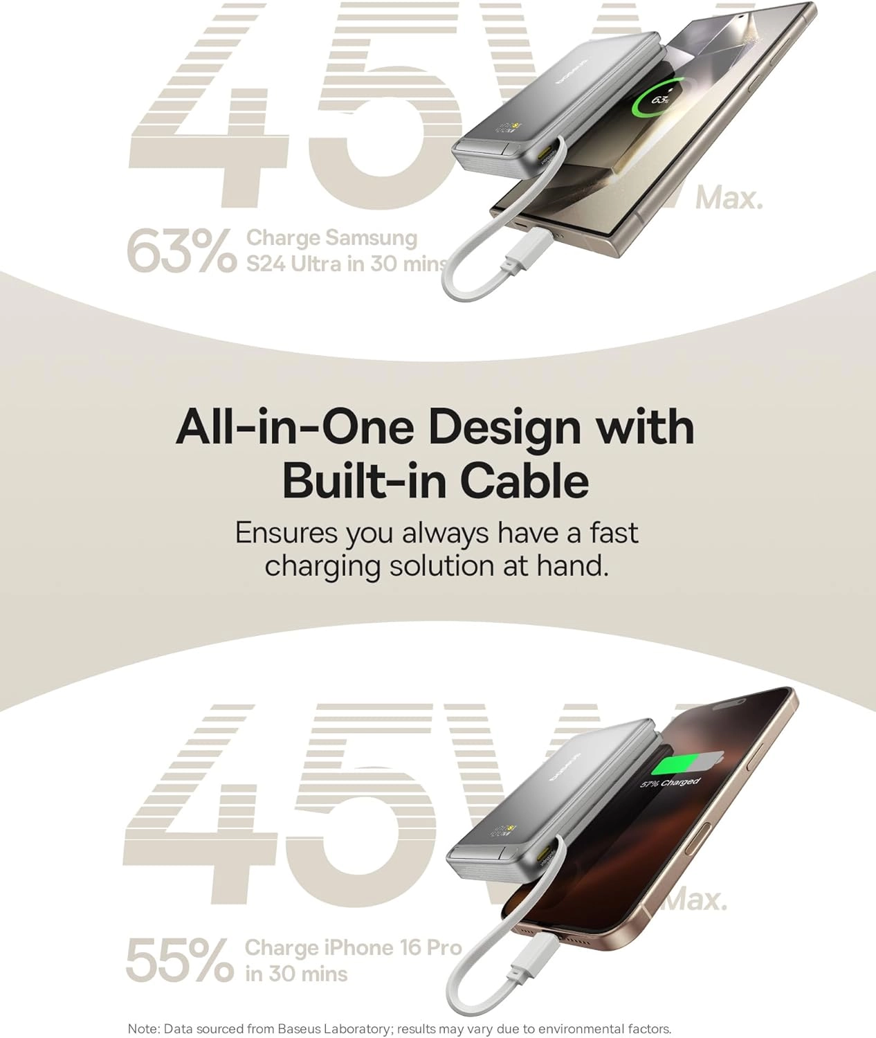 Nomos Qi2 - 10000mAh 45W