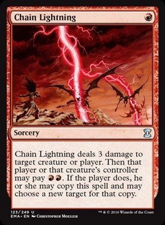 Magic: the Gathering Chain Lightning 123/249