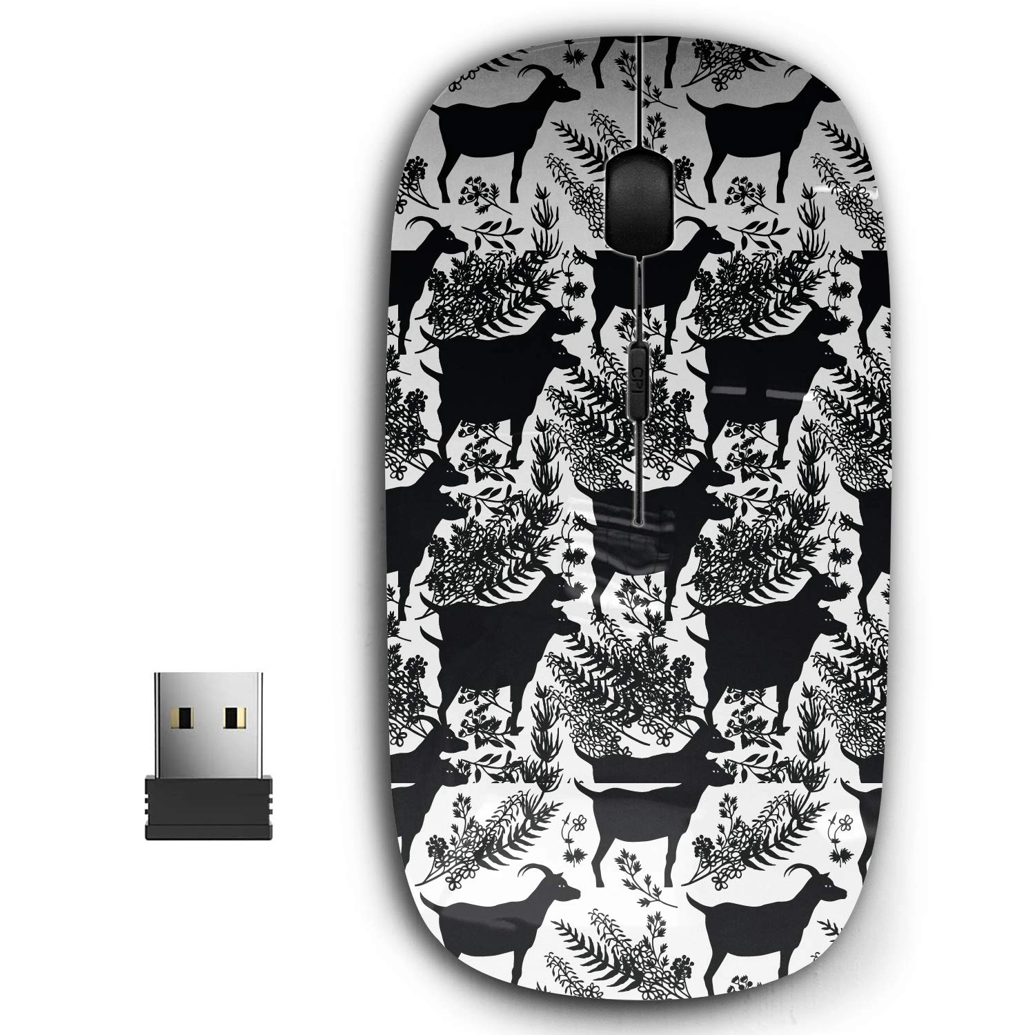 Ergonomic Portable Mouse - USB Wireless