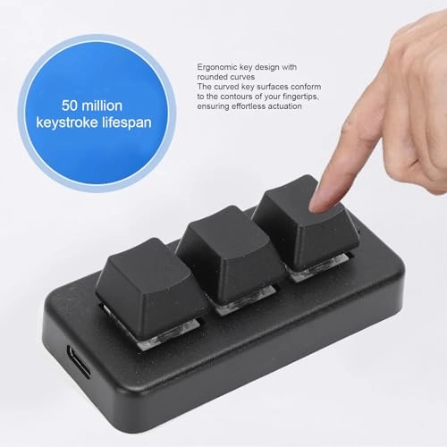 3 Key Keyboard - Wired/Wireless