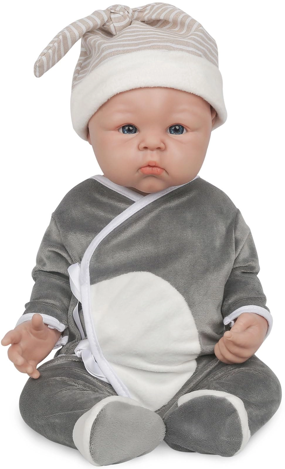 Vollence Reborn Baby Doll - 19 inch Silicone Boy Ages 3+