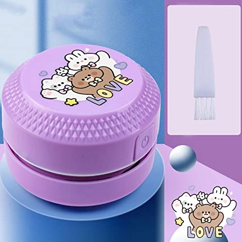 Mini Vacuum - Cordless 360-degree Rotatable 8.6x8.6x13.1cm