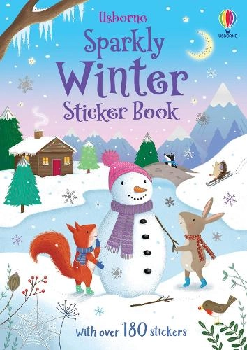 Usborne Sparkly Winter Sticker Book 180 pcs
