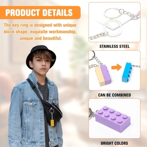 Key Ring Building Blocks - Geburtstag