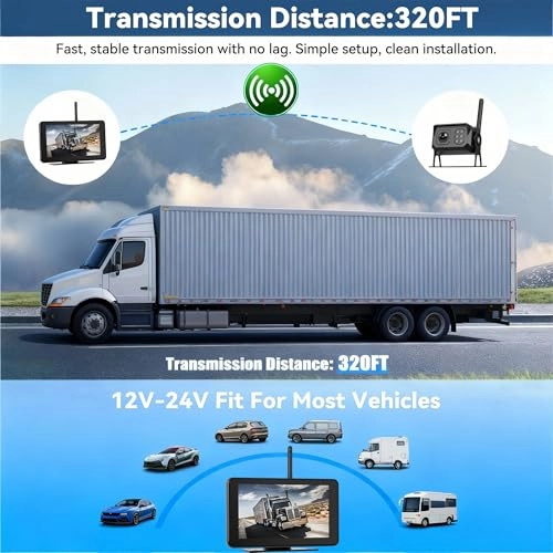 Reversing Camera Kit - Night Vision Wireless 1080P