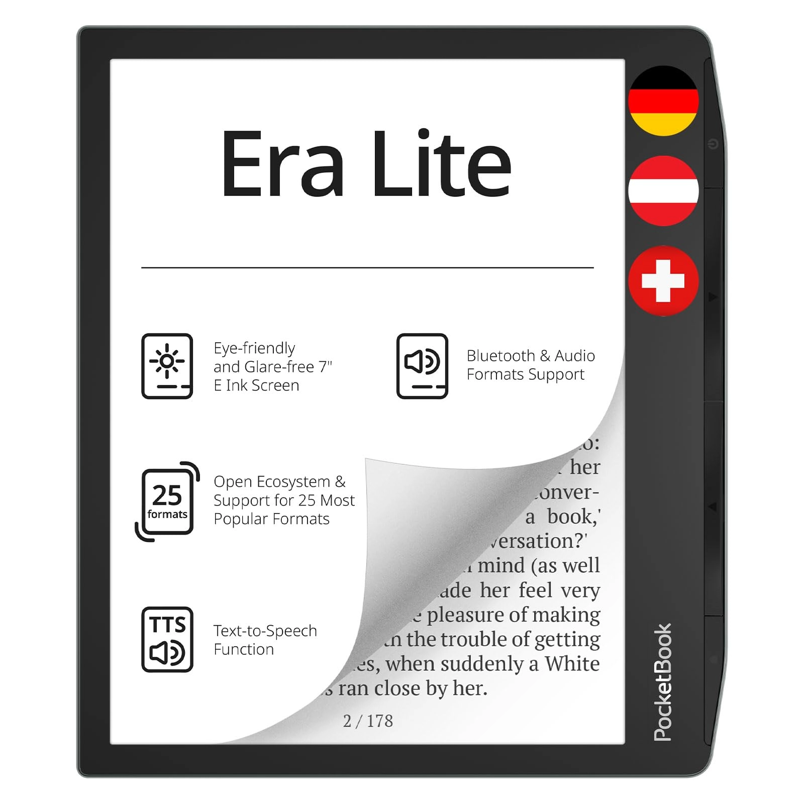PocketBook Era Lite 7-inch 16GB - Waterproof