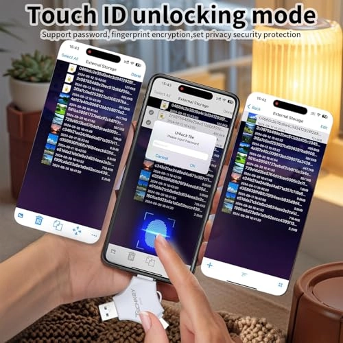 USB 3.0 Flash Drive - USB/Lightning/Type C 256GB