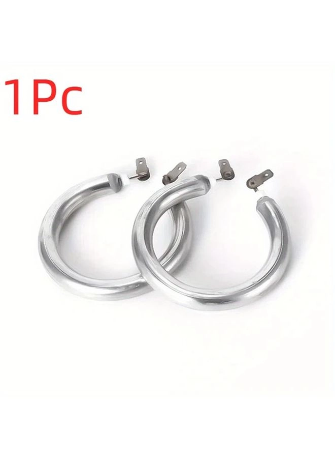 Generic Heating Tube Element - Aluminum Polished Metal Finish 1pc