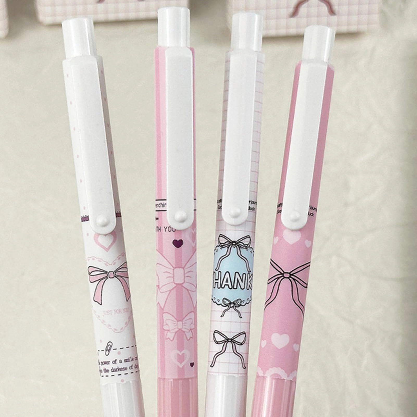 Cute Gel Pen - 4Pcs 0.5mm