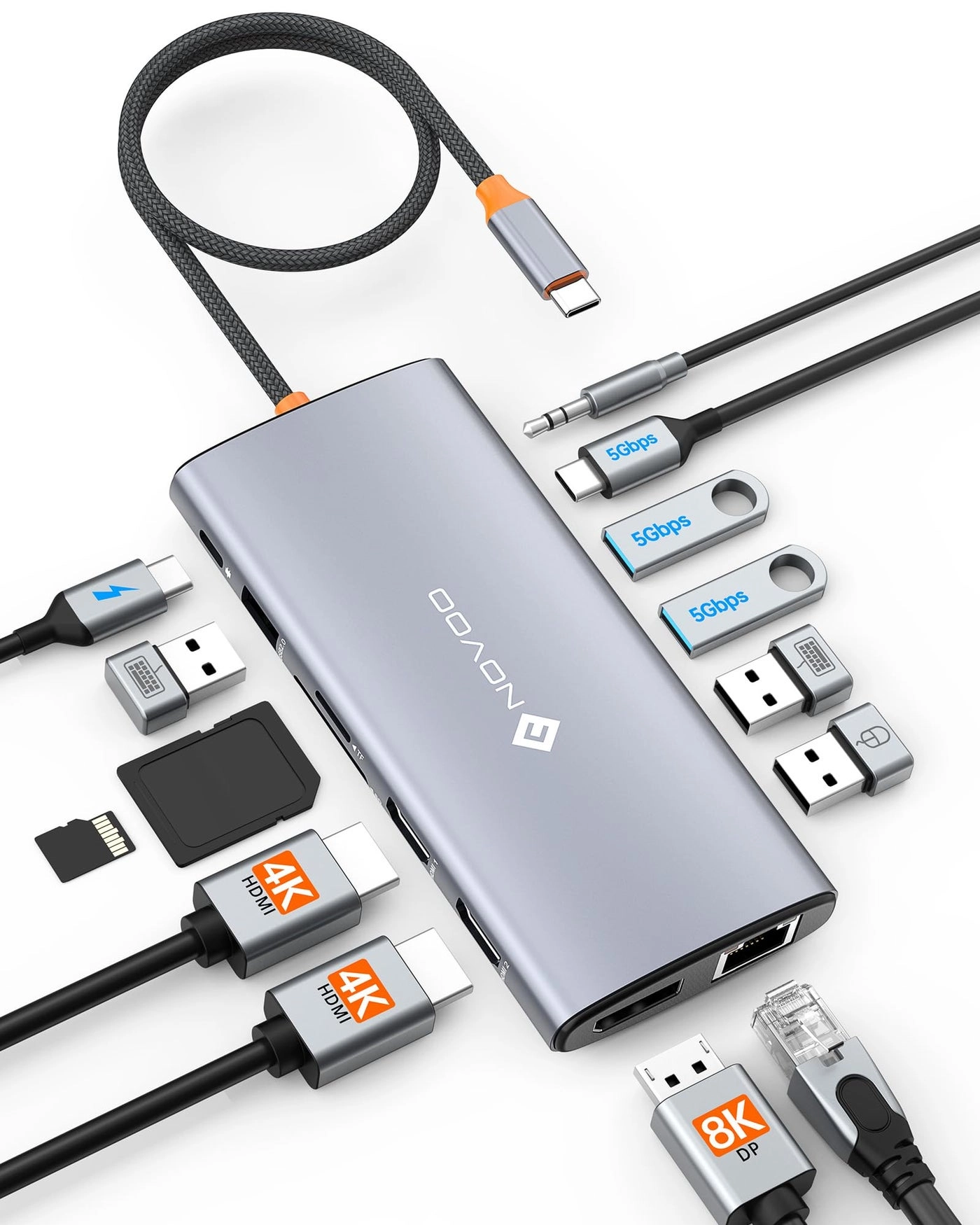 NOVOO USB C Docking Station