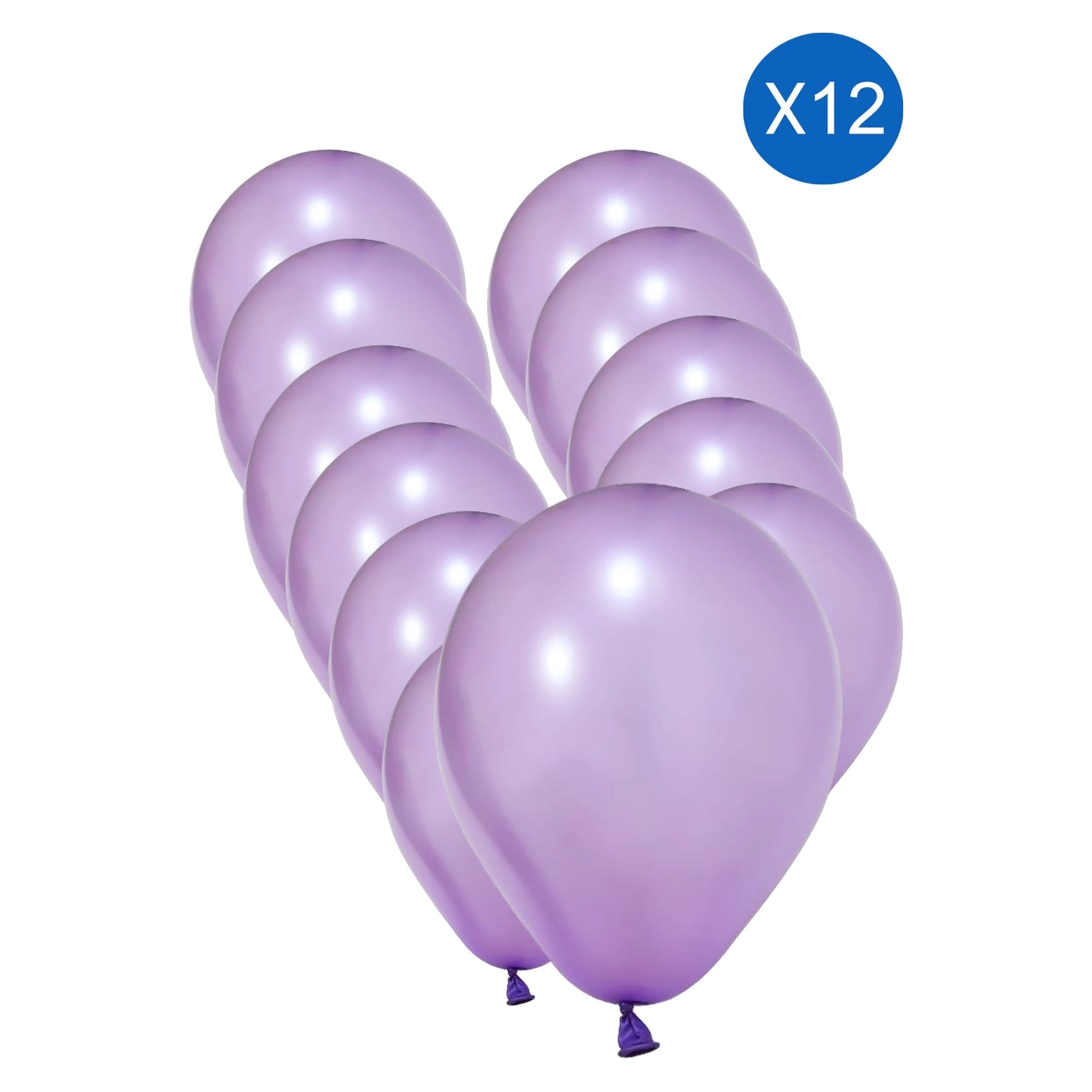 Balonevi Metallic Balloons - 12 PCS