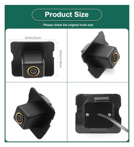 Reversing Camera - RCA interface PAL 512(H)X582(V); NTSC 512(H)X492(V)