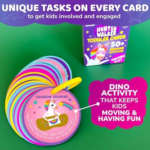 Unicorn Yoga Cards - 3-5