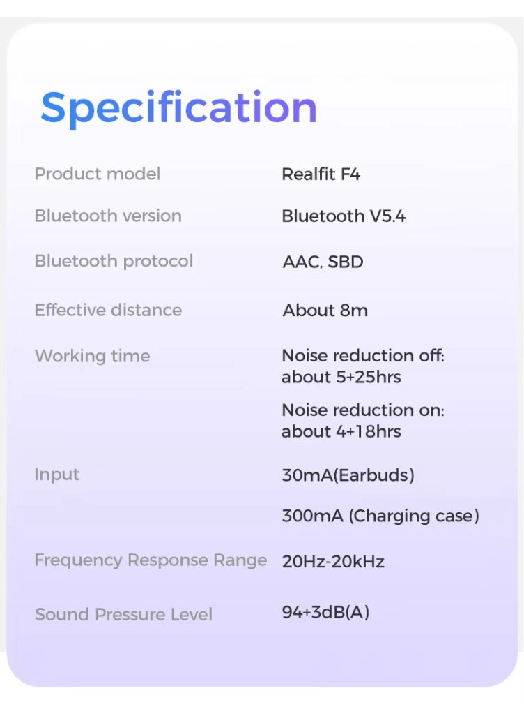 F4 Wireless Earbud