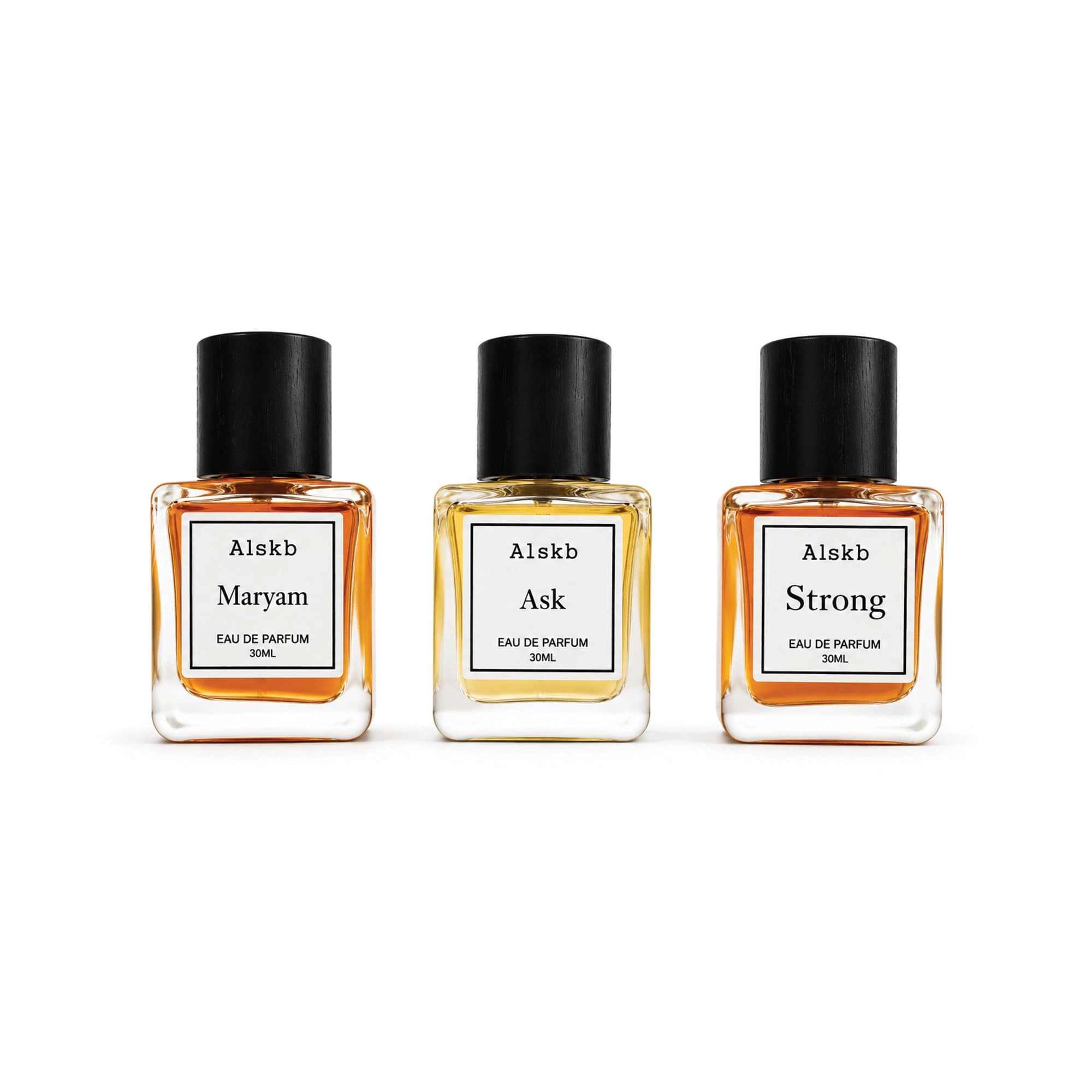 Alskb Maryam + Ask + Strong - Bold Woody Amber / Intense Spicy Oriental Collection 3