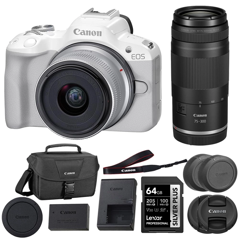 EOS R50 + RF-S 18-45mm + RF 75-300mm