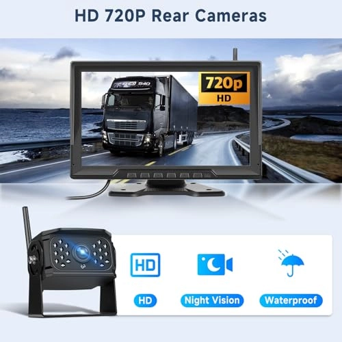 Digital Wireless Reversing Camera System - Night Vision Wireless 720P