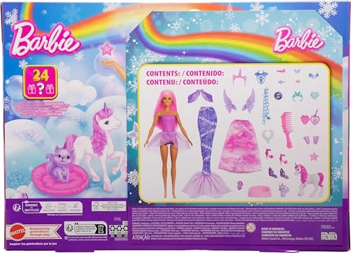 Advent Calendar - with Doll 24 Surprise Accessories Ages 3+