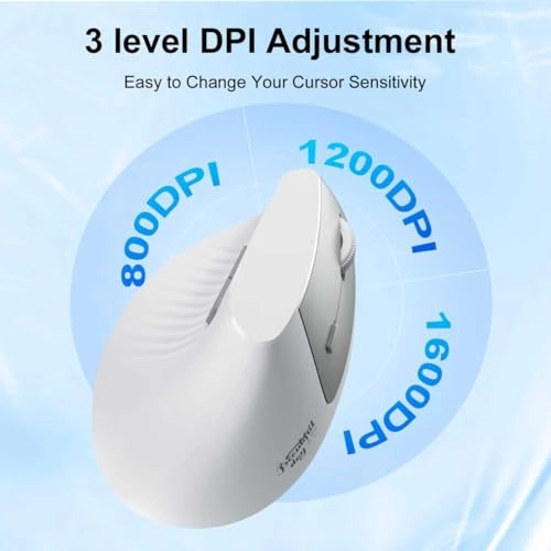 Ergonomic Vertical Mouse - Bluetooth USB + TypeC