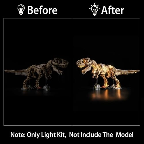 LED Lighting Kit for LEGO Tyrannosaurus Rex 76968 - ABS less than 5V
