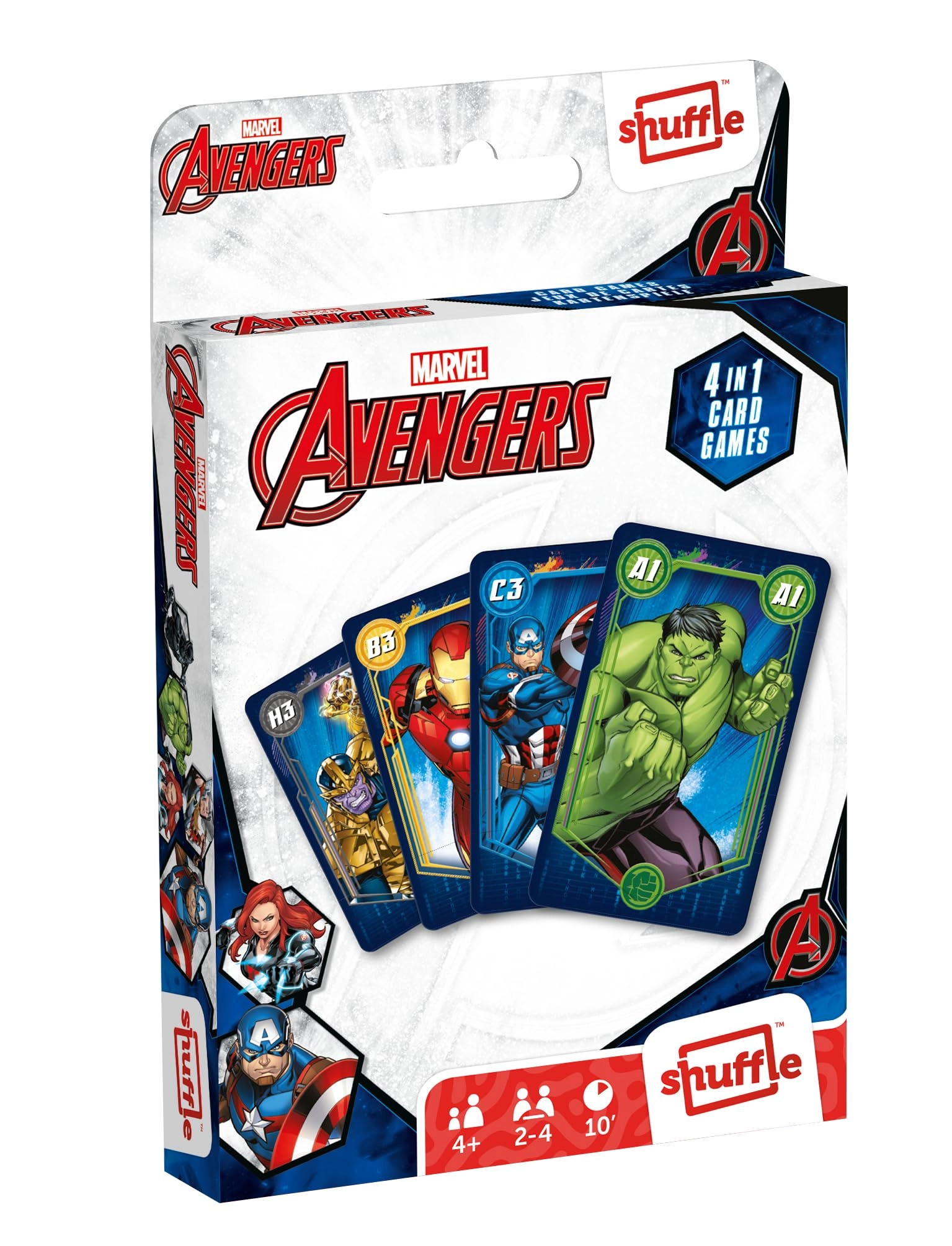 Shuffle Avengers Card Game - English 4 years and up