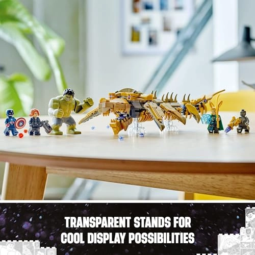 Marvel The Avengers vs. The Leviathan (76290) - Hulk action figure 4 minifigures