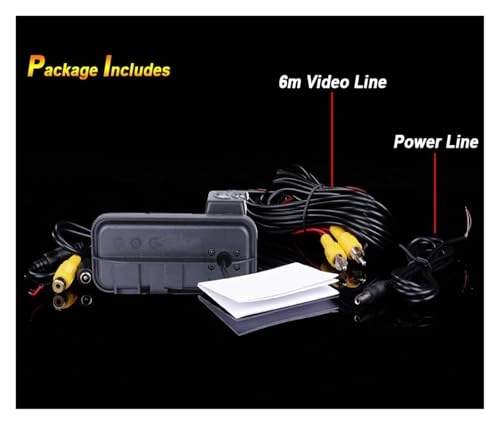 Tailgate Handle Rear View Reversing Backup Camera - Night vision 4-PIN Cable HD