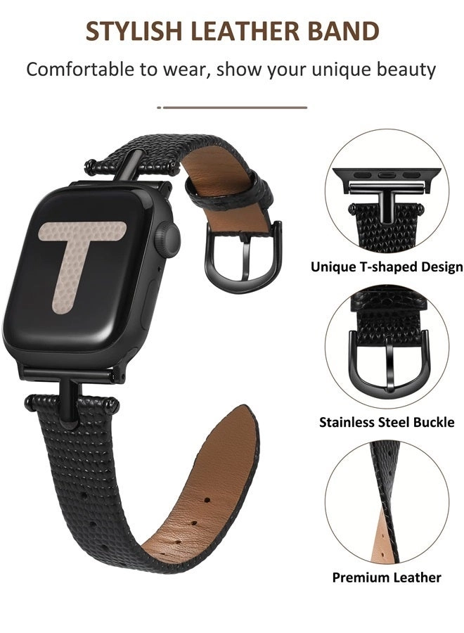 Leather Watch Band for Apple Watch Ultra, SE, Series 8, 7, 6, 5, 4, 3, 2, 1