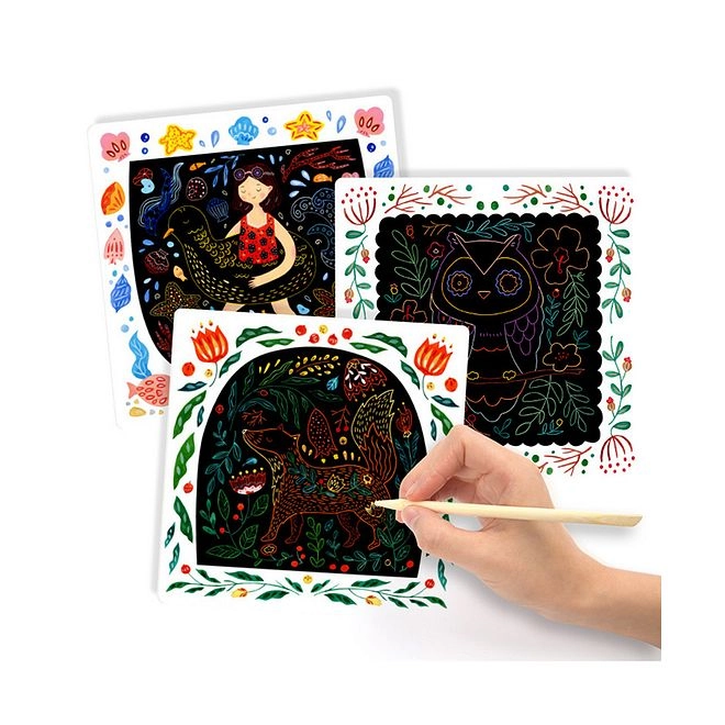 Luminous Scratch Art Card - 3+ years