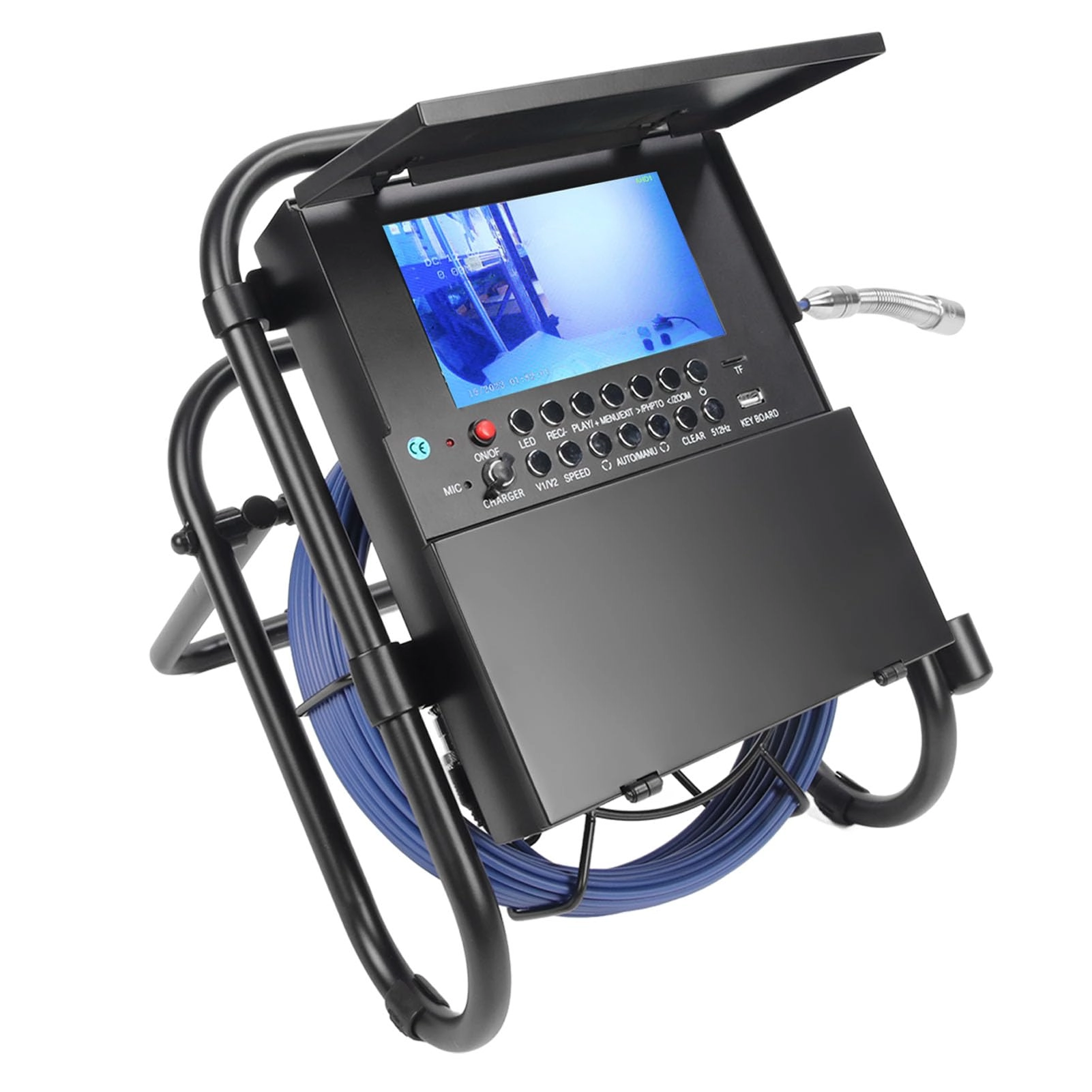 Bewinner Industrial Endoscope - 1080P 7in LCD IP68
