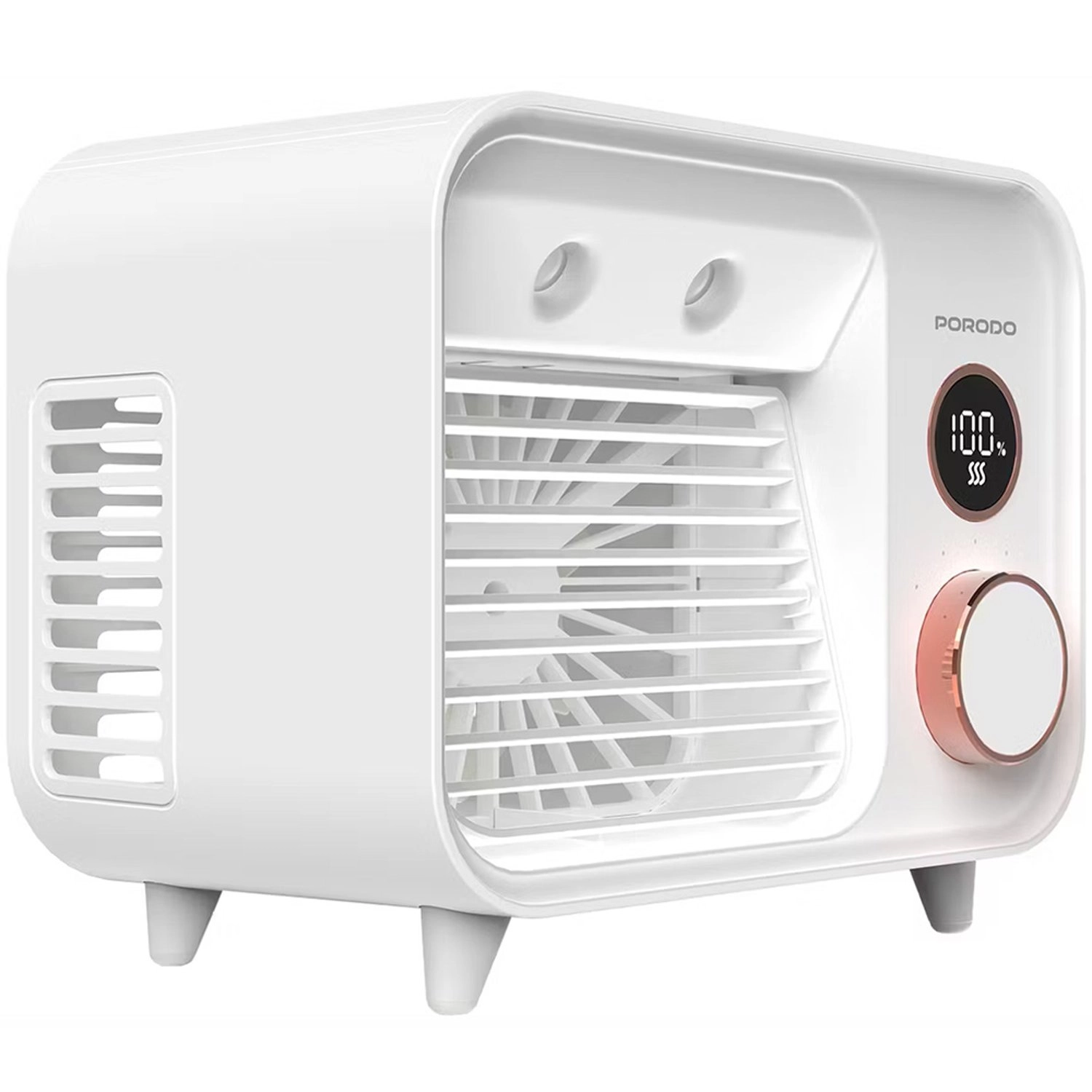 2-In-1 Mist Fan - 2000mAh 100-Level Speed Digital Display