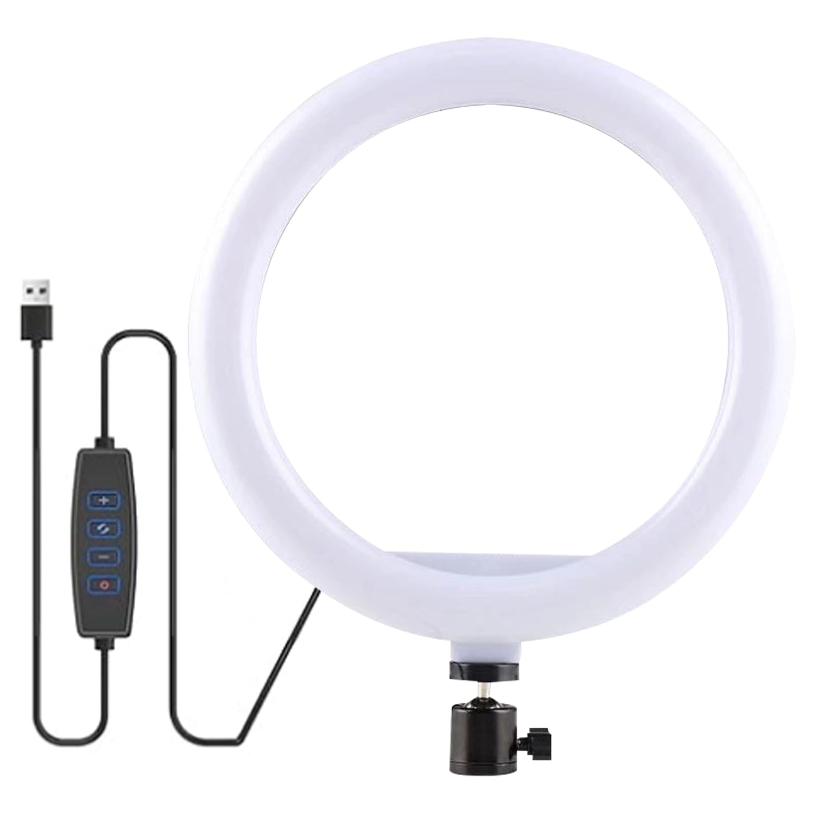 Nayubo Selfie Ring Light - 3 Light Modes 10 Brightness Levels USB Powered