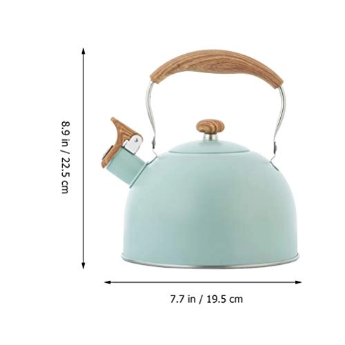 Whistling Tea Kettle - Wooden stainless steel 2.5L