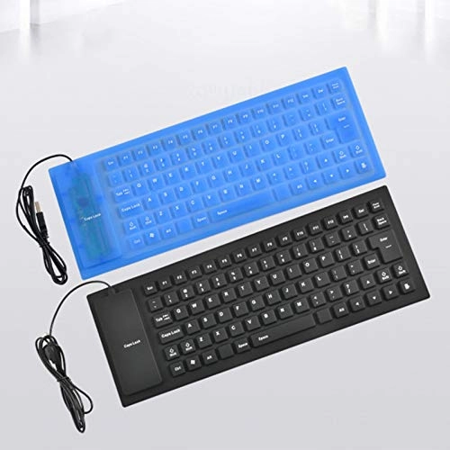 Foldable Soft Silicone Gaming Keyboard - Wired