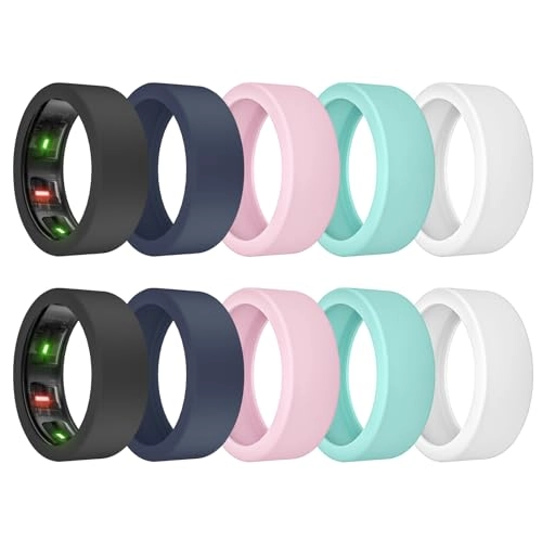 Ring Protector - 2 Teal/2 Purple/2 Pink/2 Clear/2 Rose Pink