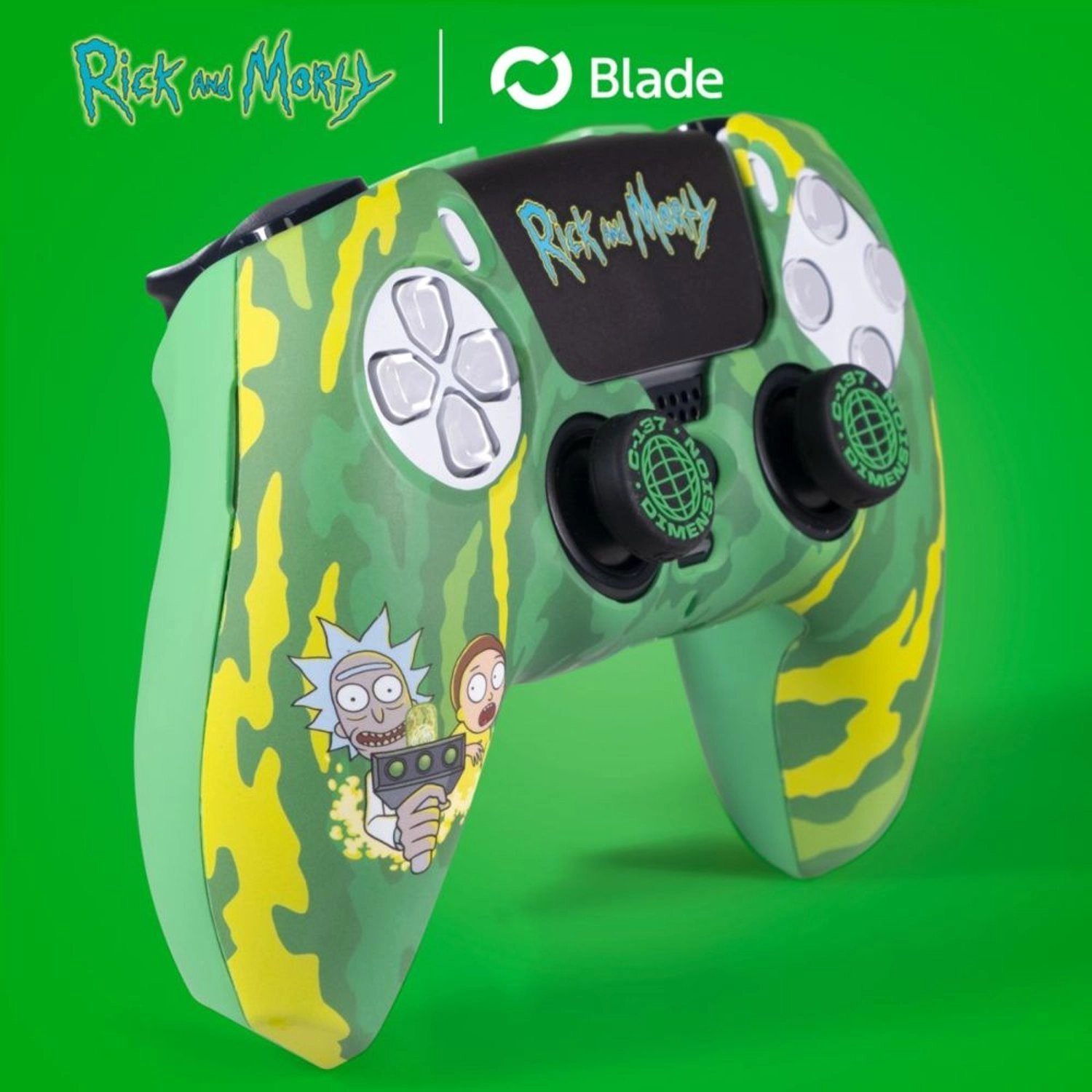 Rick & Morty Case - PS5 Green Combo Pack