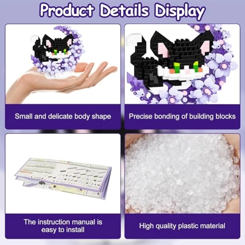 Cat Building Blocks - 2 pcs