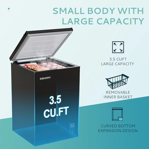 Chest Freezer - 7-Stage Thermostat Top Door
