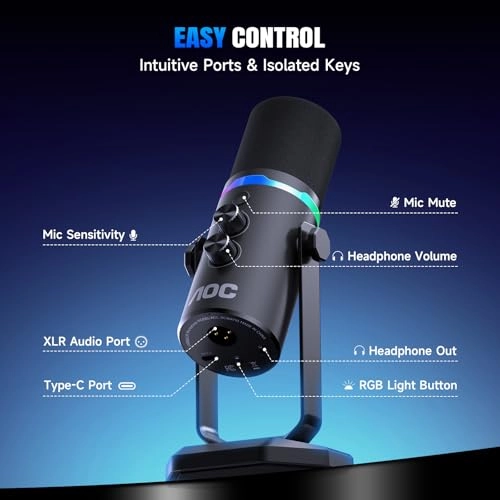 Dynamic Microphone USB+XLR Microphone