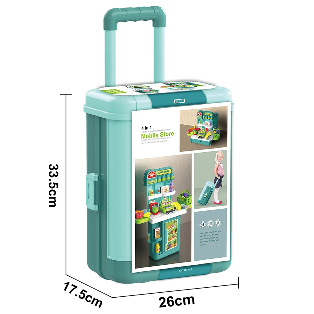 4-in-1 Supermarket Trolley Case