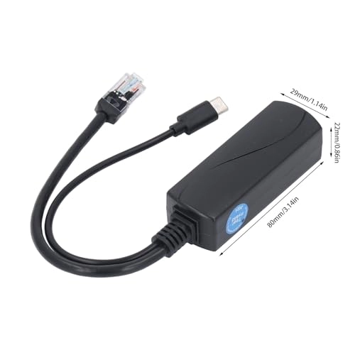 PoE Splitter - 44-57V One output RJ45 IEEE 802.3af/at 10/100/1000M