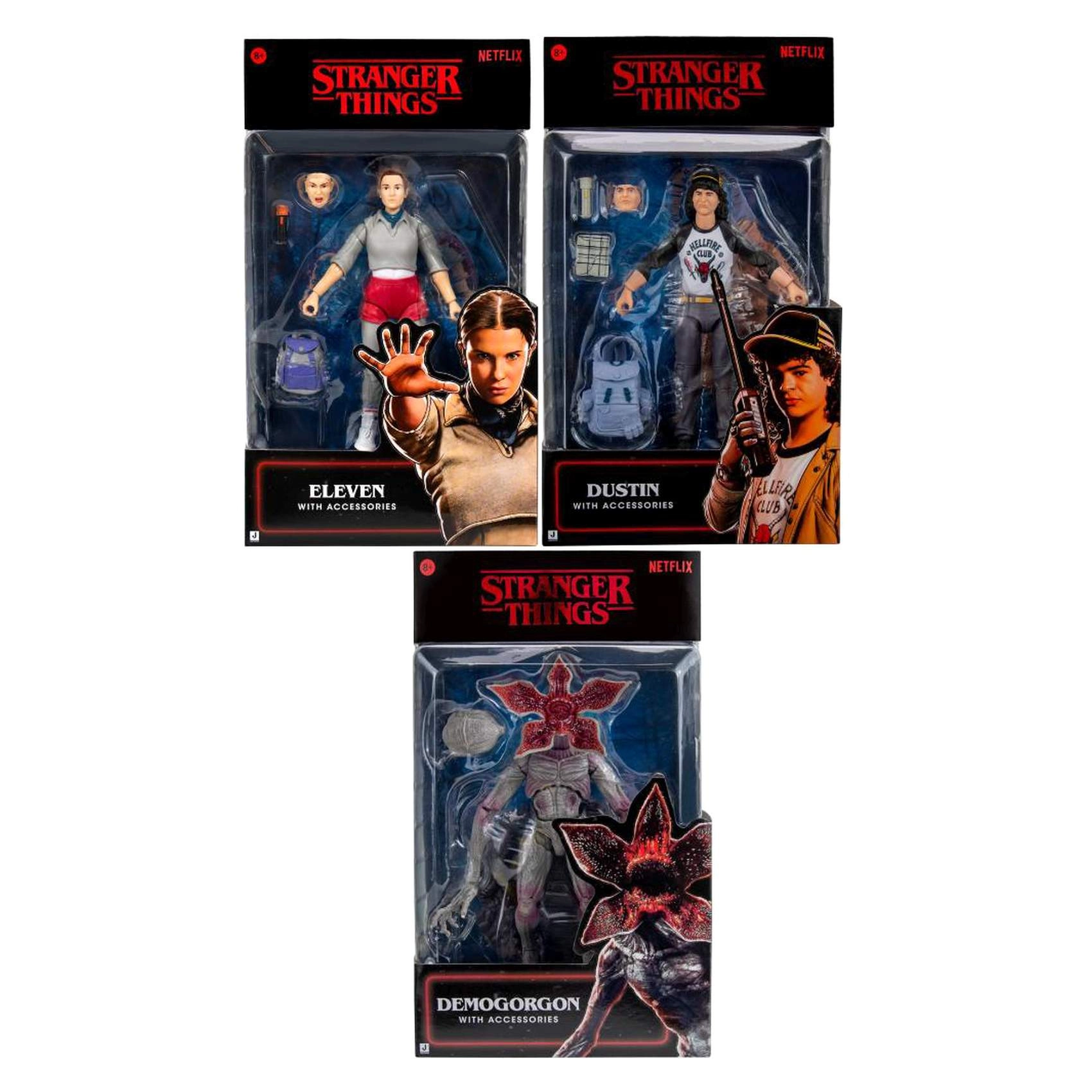 Carrefour Stranger Things Upside Down Collection Figures Assortment - 6inch