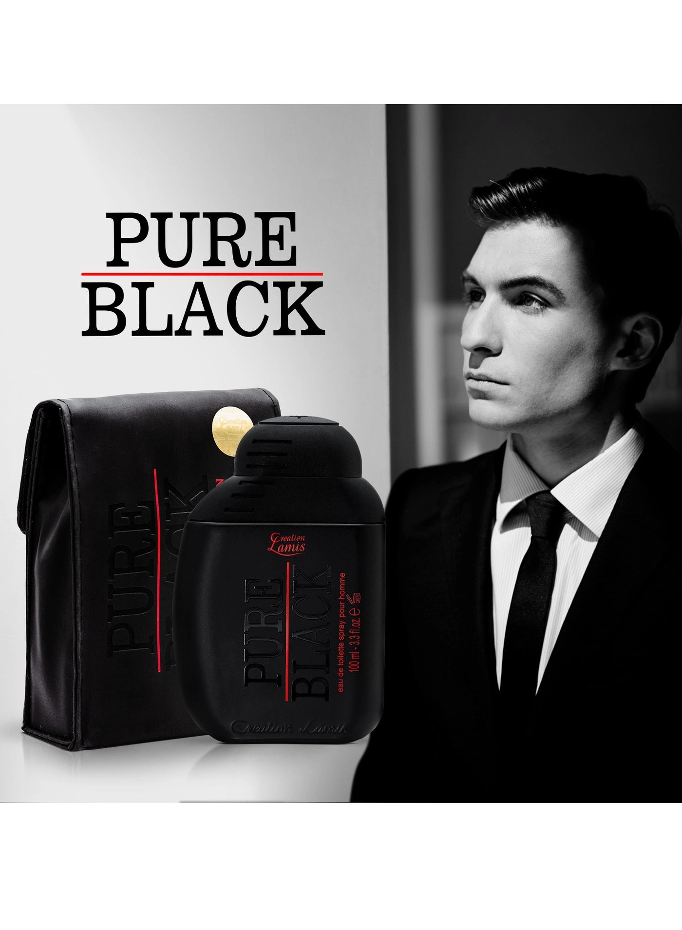 Pure Black Eau de Toilette 100ml Pack