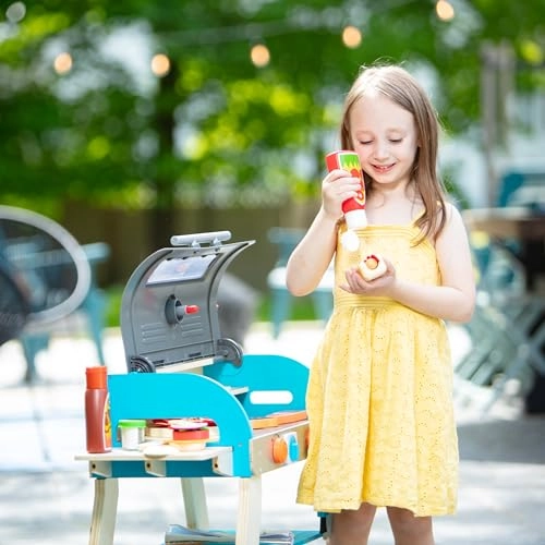 Deluxe Grill & Pizza Oven Play Set - 40 pcs (MD30608)