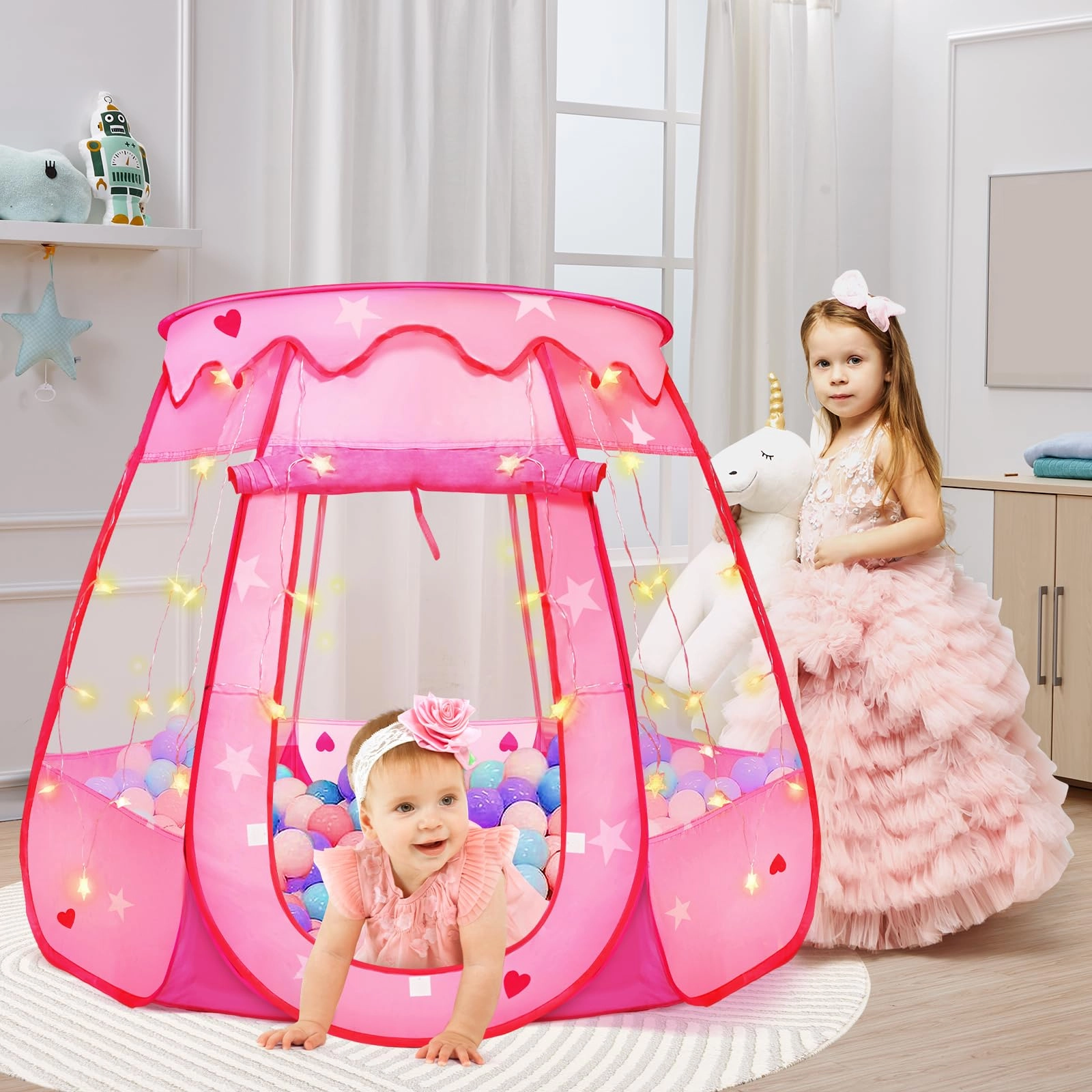 Pop Up Princess Tent