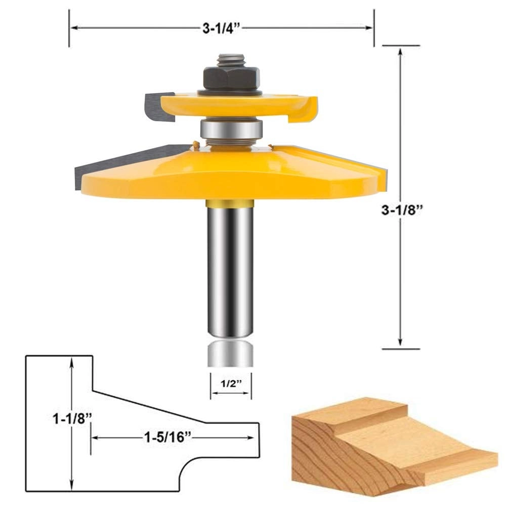 Router Bit Set - 1/2-Inch Shank 3 PCS