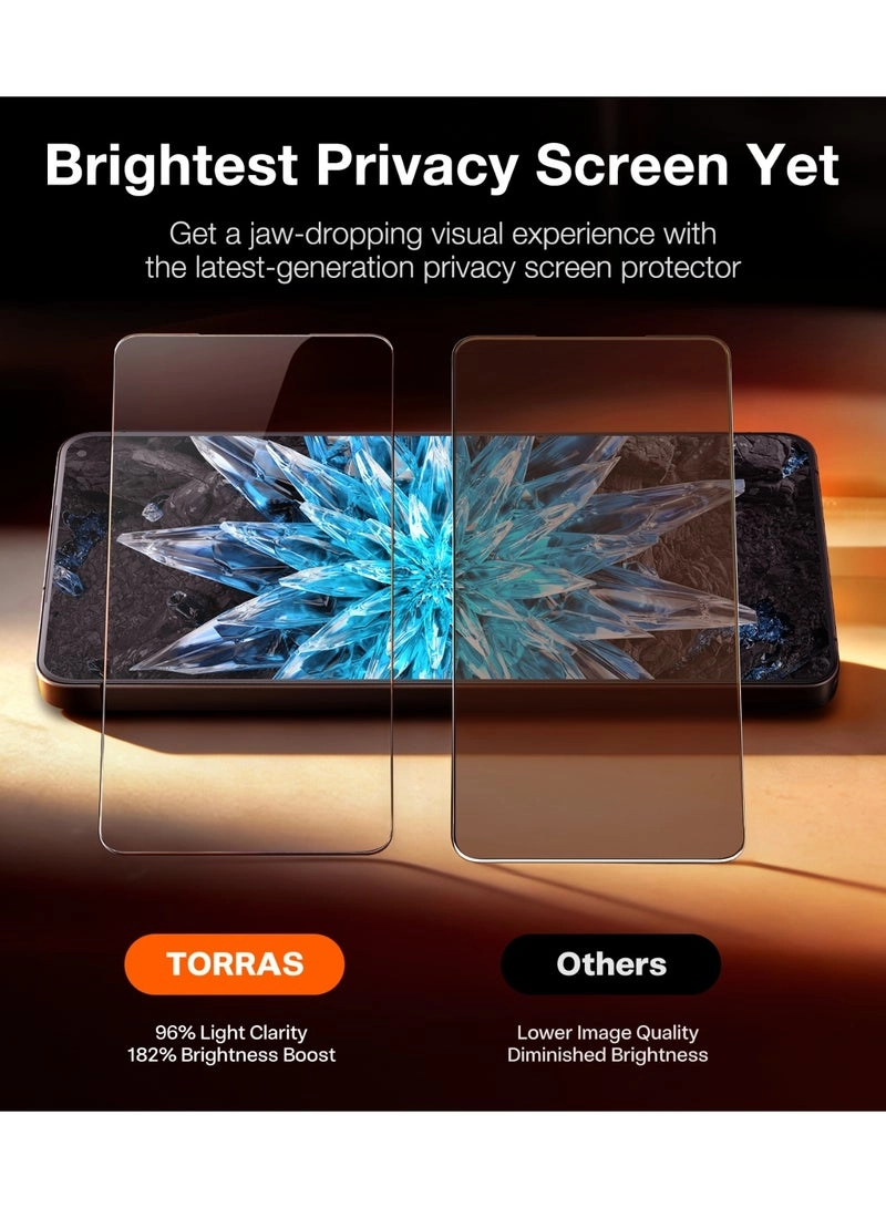 Privacy Tempered Glass Screen Protector for Samsung Galaxy S26