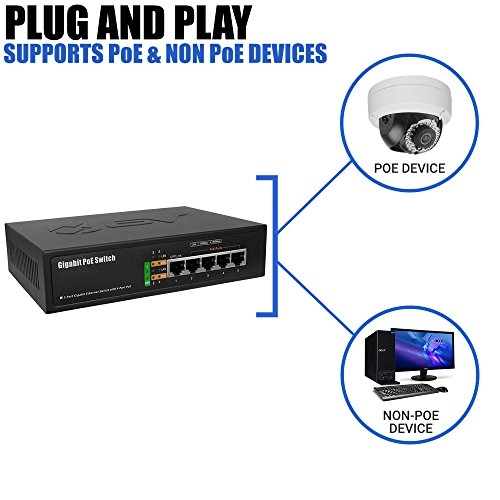 POE-SW501G 5-Ports