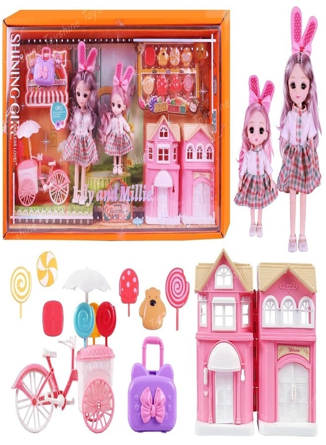 JOYJAY Lilly Mille Pretend Play Doll Set Gift Set