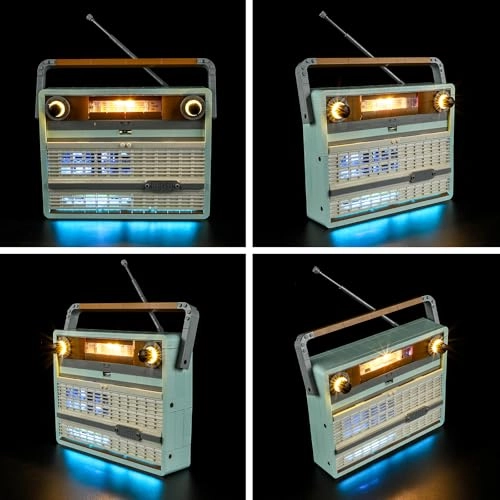 Light Kit for LEGO 10334 Retro Radio - Compatible with LEGO Icons Building Set